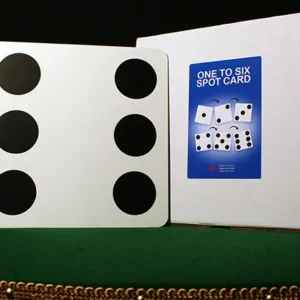 1 TO 6 SPOT CARD by Martin Lewis