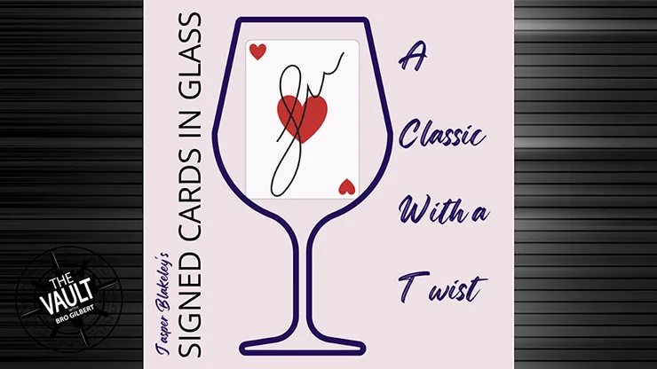 Jasper Blakeley – Signed Card In Glass