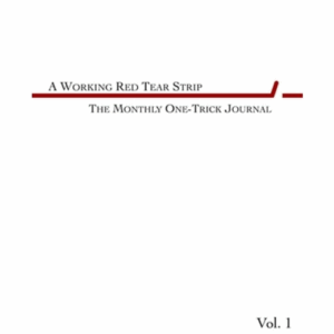 A Working Red Tear Strip Vol 1 by Jeremiah Zuo