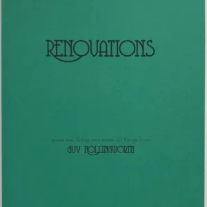 Renovations Book by Guy Hollingworth