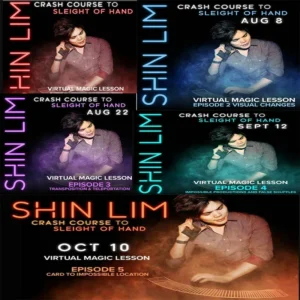 Shin Lim – Crash Course to Sleight of Hand ( 5 Eps , Instant Download )