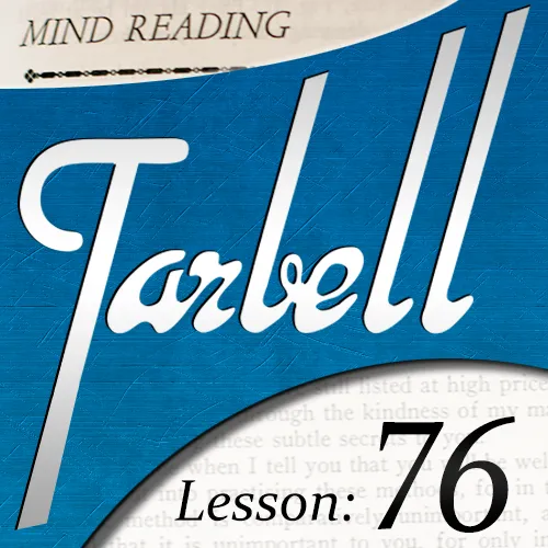 Tarbell 76: Mind Reading Mysteries Part I ( Instant Download )
