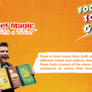 George Iglesias and Twister Magic – Food To Go 2.0 (Gimmick not included)