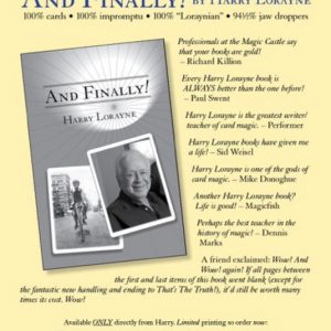 Harry Lorayne – AND FINALLY! ( Instant Download )