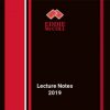 Eddie McColl – 2019 Lecture Notes (Complete Lecture)