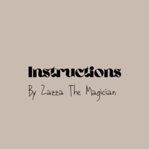 Zazza The Magician – INSTRUCTIONS (720p video)