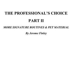 Jerome Finley – The Professionals Choice II ( Instant Download )