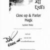 Closeup & Parlor Magic Lecture Notes by Jeff Ezell
