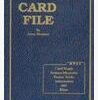 Card File by Jerry Mentzer
