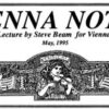 Veinna Notes by Steve Beam