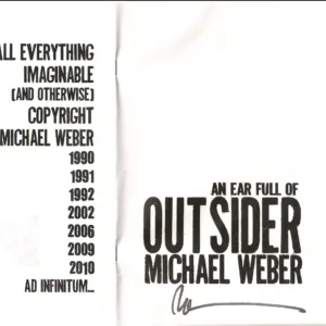 Michael Weber - An Ear Full of Outsider ( Instant Download )