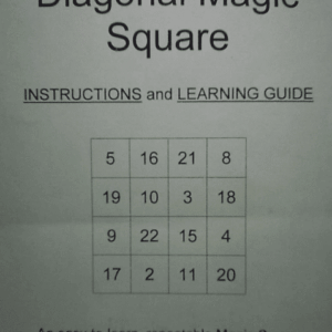 Diagonal Magic Square by Chuck Hickok ( Instant Download )