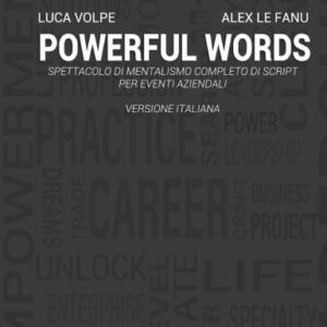 Luca Volpe & Alex Le Fanu – POWERFUL WORDS -Full Mentalism Show for Corporate Audience ( Instant Download )