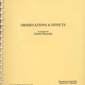 Charles Reynolds - Observations & Effects ( Instant Download )