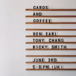Cards & Coffee by Benjamin Earl, Tony Chang and Ricky Smith ( Instant Download )