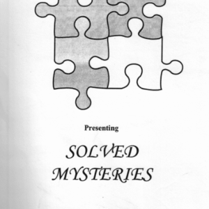 Solved Mysteries by Michel Huot ( Instant Download )