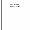 Arsenal Notes by Steve Reynolds.