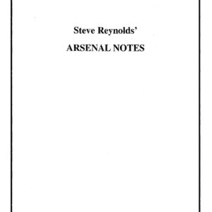 Arsenal Notes by Steve Reynolds.