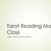 Tarot Reading Master Class by Jesse Lewis.