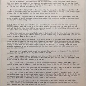 Hardcore Aces by Karl Fulves.