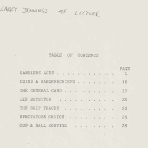 Fechter's Finger Flicking Frolic by Larry Jennings.