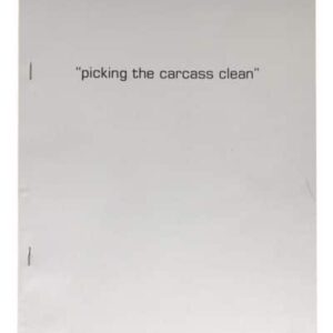Picking the Carcass Clean by Bill Goodwin ( Instant Download )
