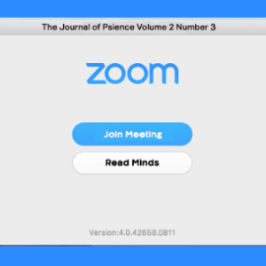 The Journal of Psience by Michael Weber Vol 2 – Issue 3 ( Instant Download )