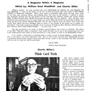 William Reed Woodfield and Charles Miller - Magicana + The Giorgio Letters ( Instant Download )