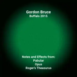 Gordon Bruce Lecture Notes – Buffalo 2015.