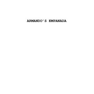 Empanada by Armando Lucero ( Instant Download )