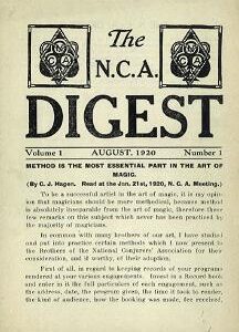 NCA Digest by Charles Hagen