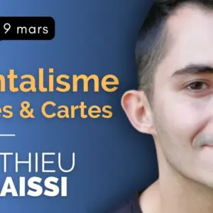 Conférence Mentalisme, Cartes & Pièces de Matthieu HAMAISSI ( Instant Download )
