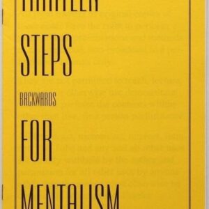Thirteen Steps Backwards for Mentalism by Michael Weber ( Instant Download )