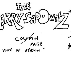Front Magazine Columns by Jerry Sadowitz