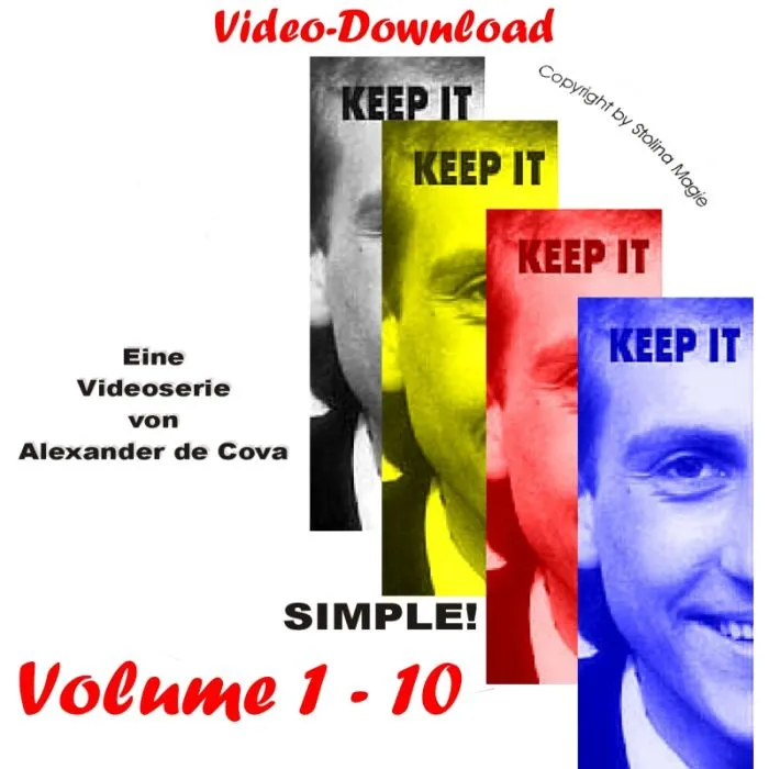 Keep it Simple Vol 1 - 10 by Alexander de Cova ( Instant Download )